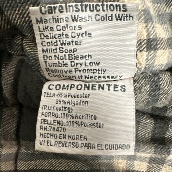 Field & Stream Men's LARGE HUNTING WINTER Full-Zip Vest GRAY COTTON TWILL - Picture 9 of 9